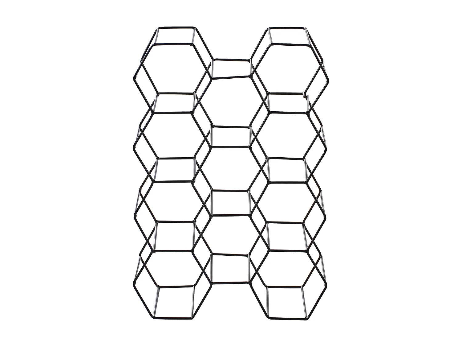 Porte-bouteille TRALEE Métal Noir