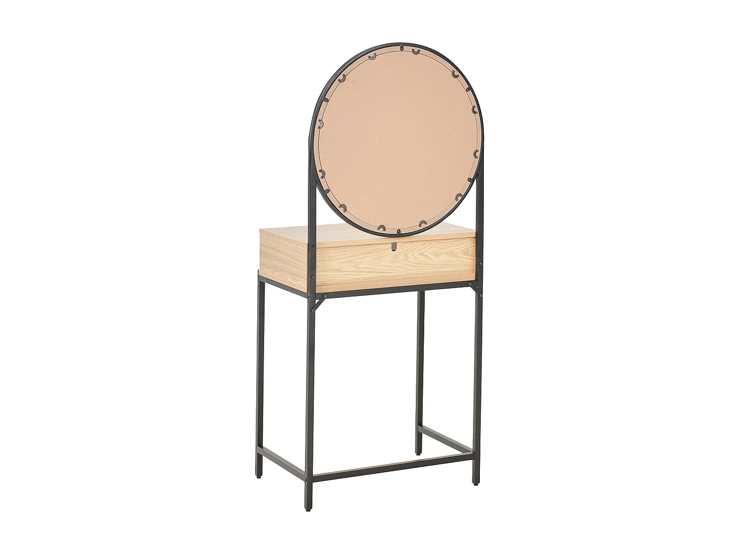 Coiffeuse avec miroir CASSIAR Marron clair