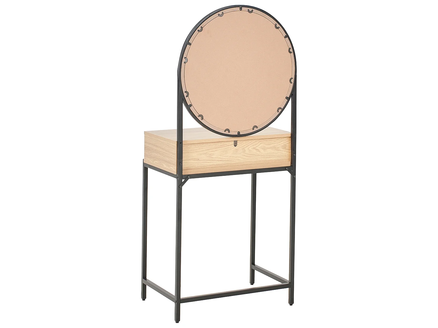 Dressing Table with Mirror CASSIAR Light Brown