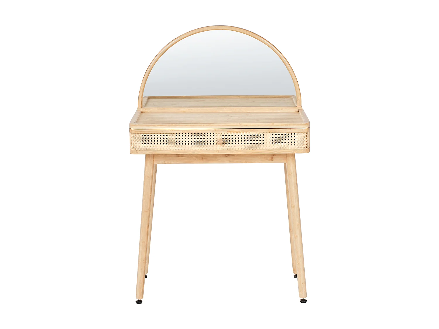 Coiffeuse avec miroir RANCHERIA Marron clair