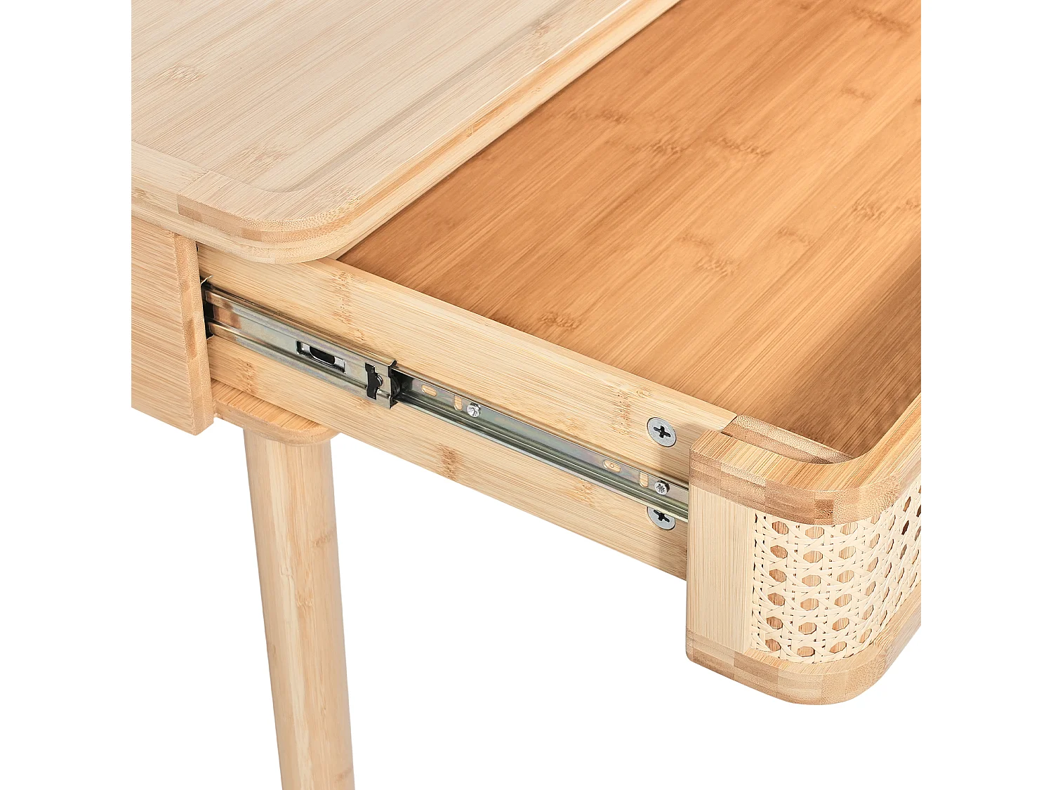 Dressing Table with Mirror RANCHERIA Light Brown