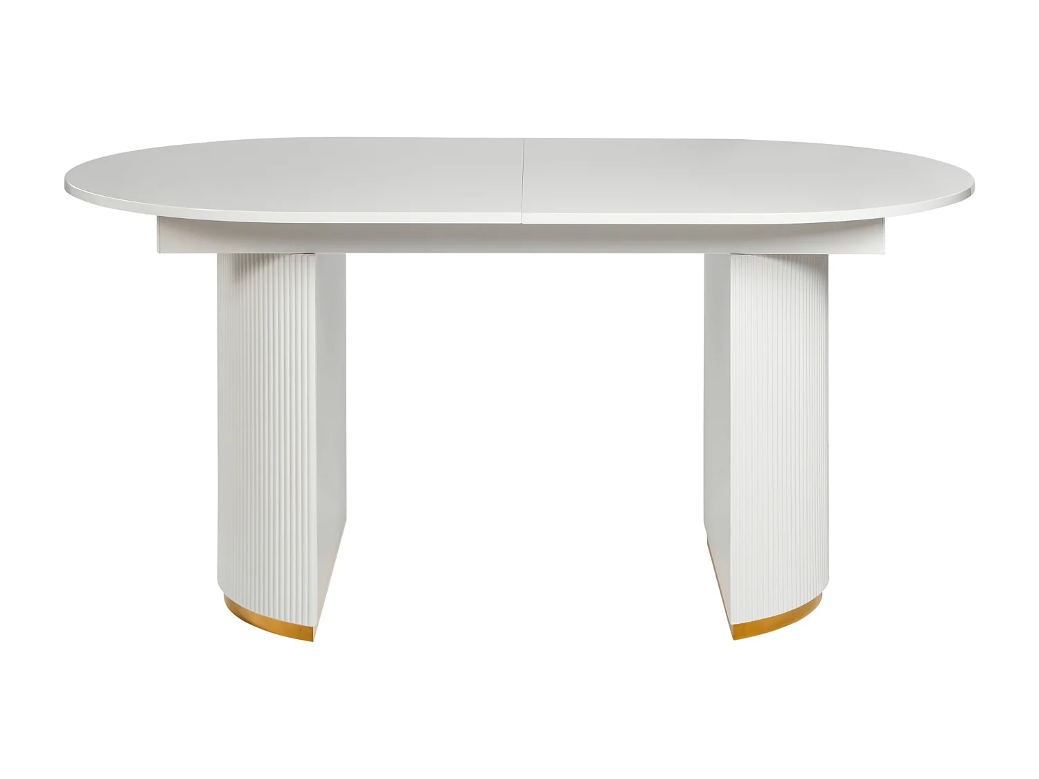 Table de salle à manger extensible DULVERTON Blanc 160/200 cm 90 cm