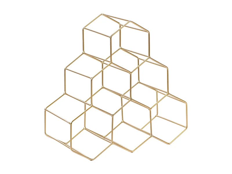 Porte-bouteille LISTOWEL Métal Doré