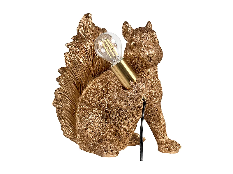 Lampe à poser Écureuil PINOLI Doré