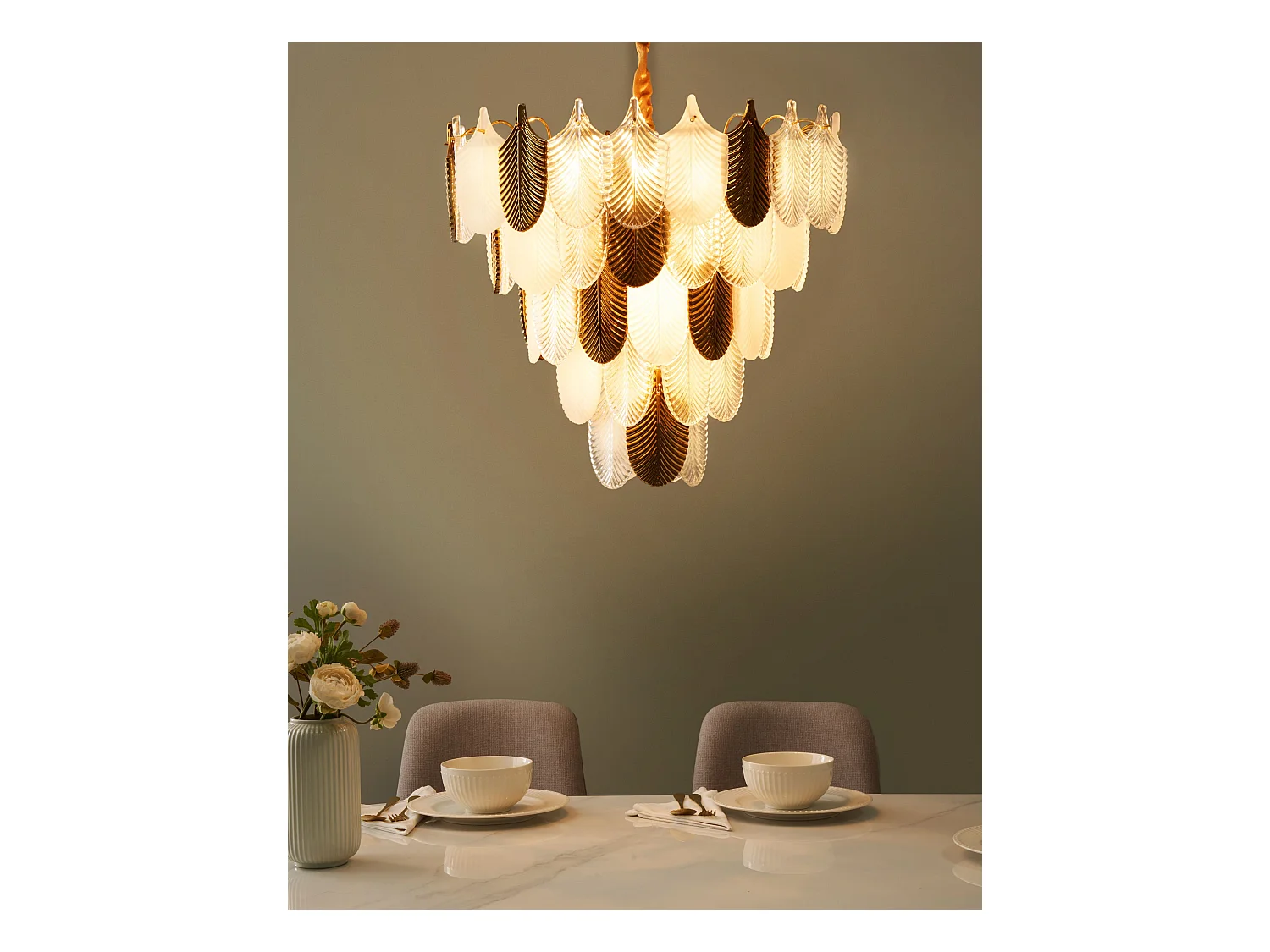 Lustre AGUIRRE Verre Laiton