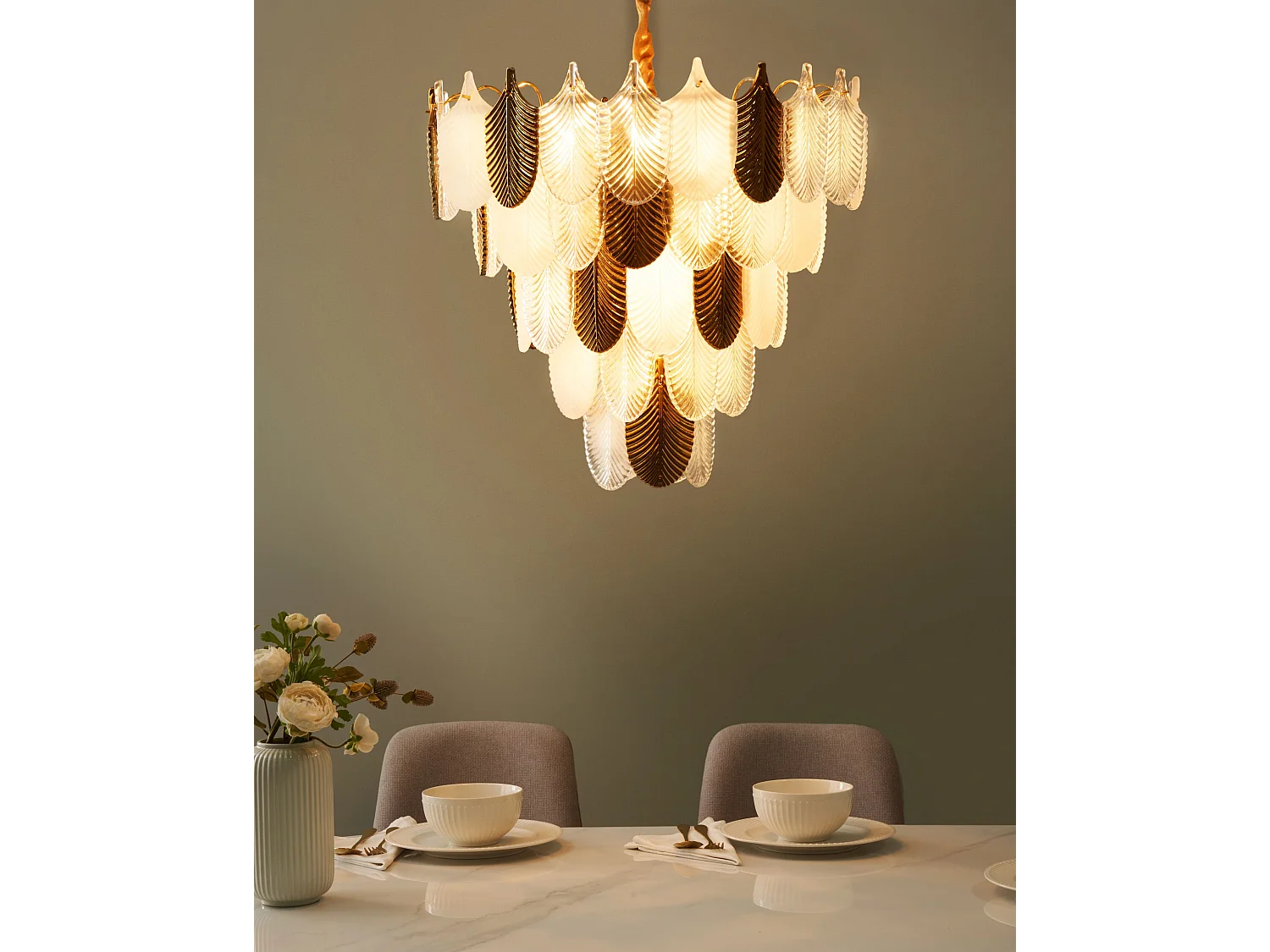 Lustre AGUIRRE Verre Laiton