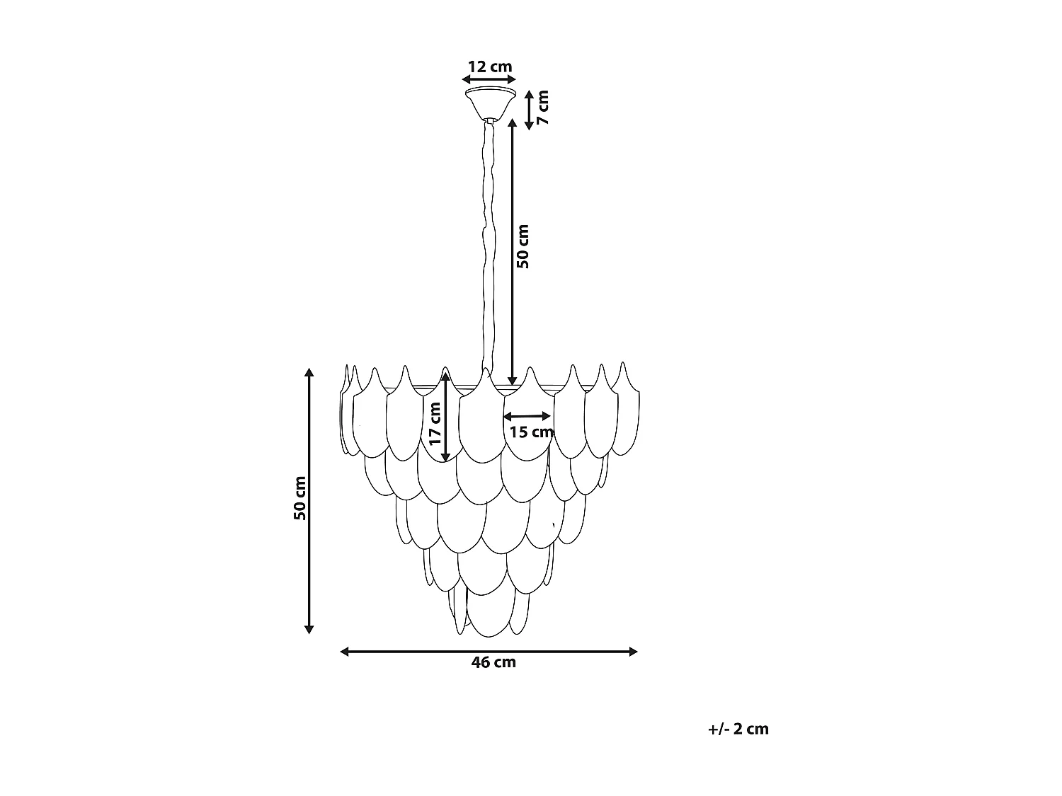 Lustre AGUIRRE Verre Laiton