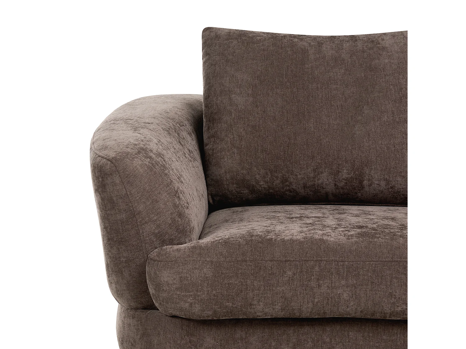 Sofa 2 Seater KJAER Chenille Dark Brown