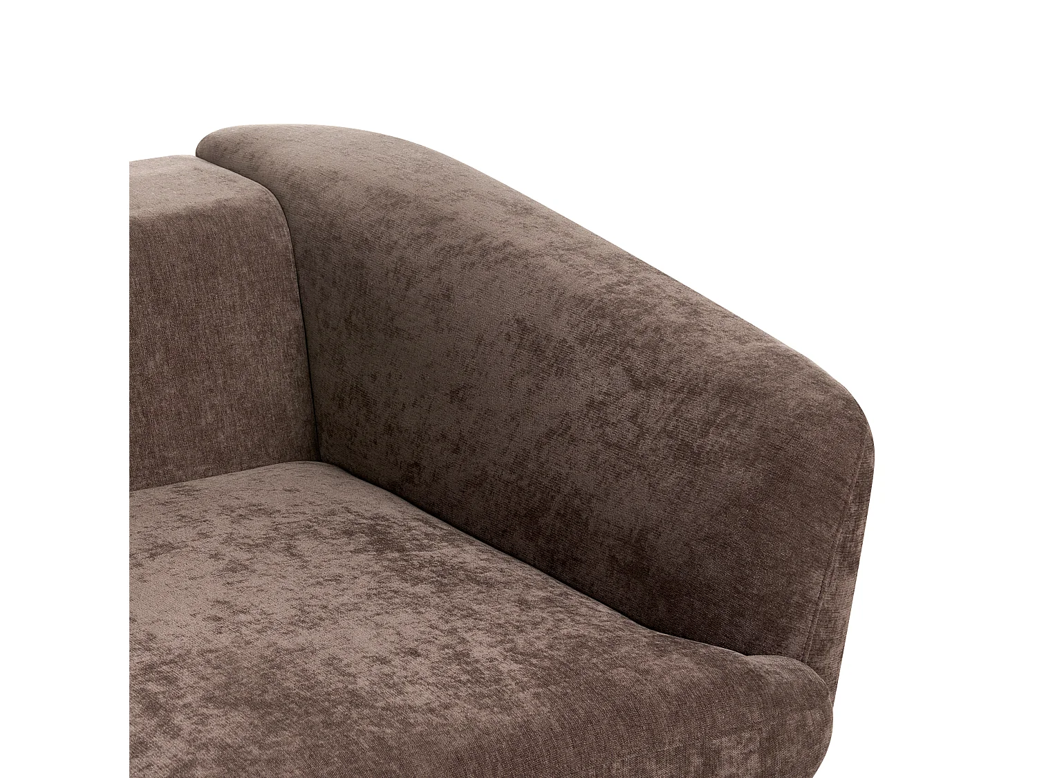 Sofa 2 Seater KJAER Chenille Dark Brown