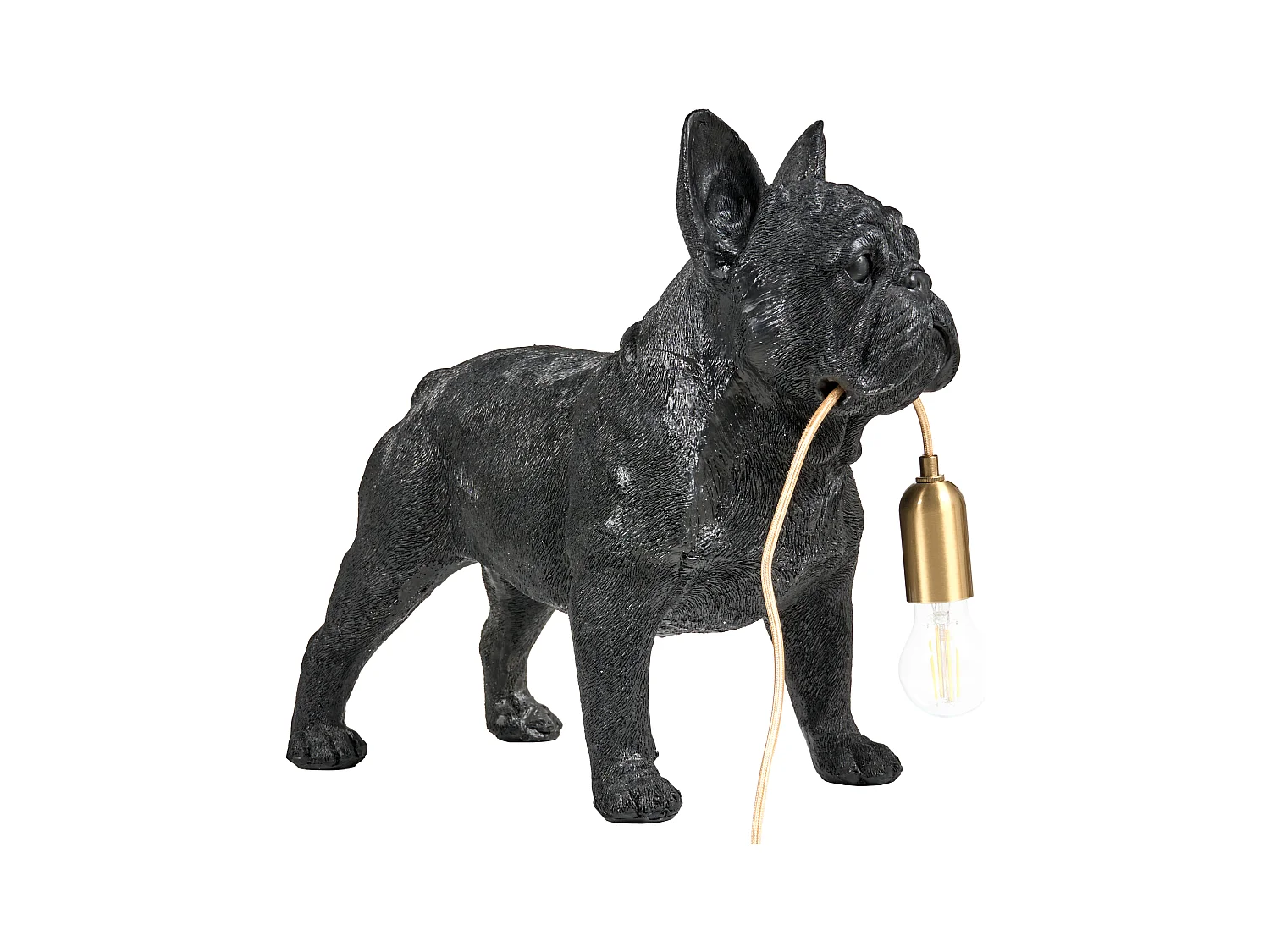 Lampe à poser Chien BAXTER Noir