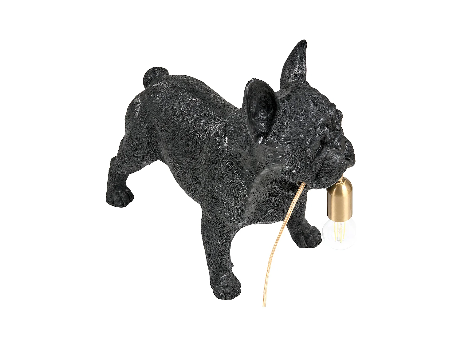 Lampe à poser Chien BAXTER Noir