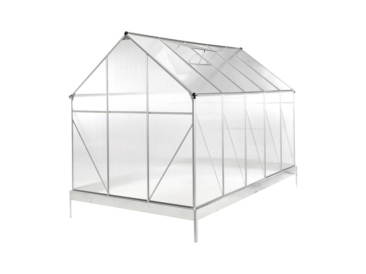 Serre de jardin APULIA Argenté 315 cm