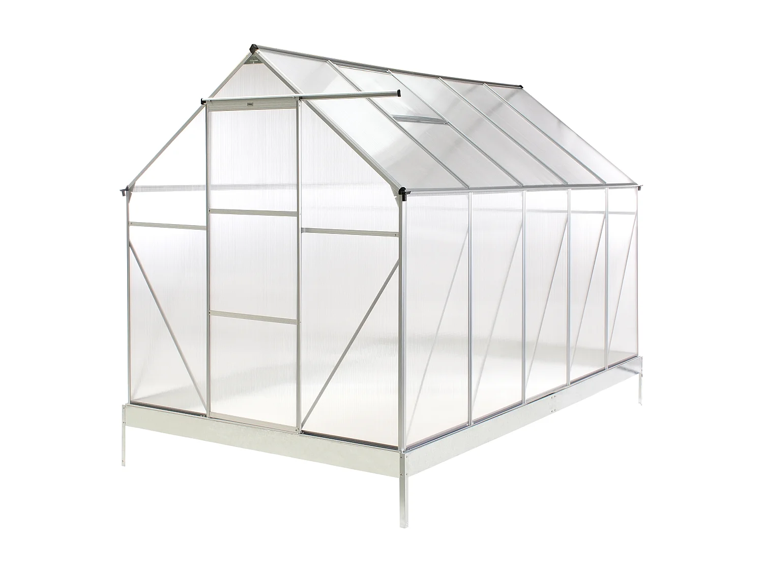 Serre de jardin APULIA Argenté 315 cm