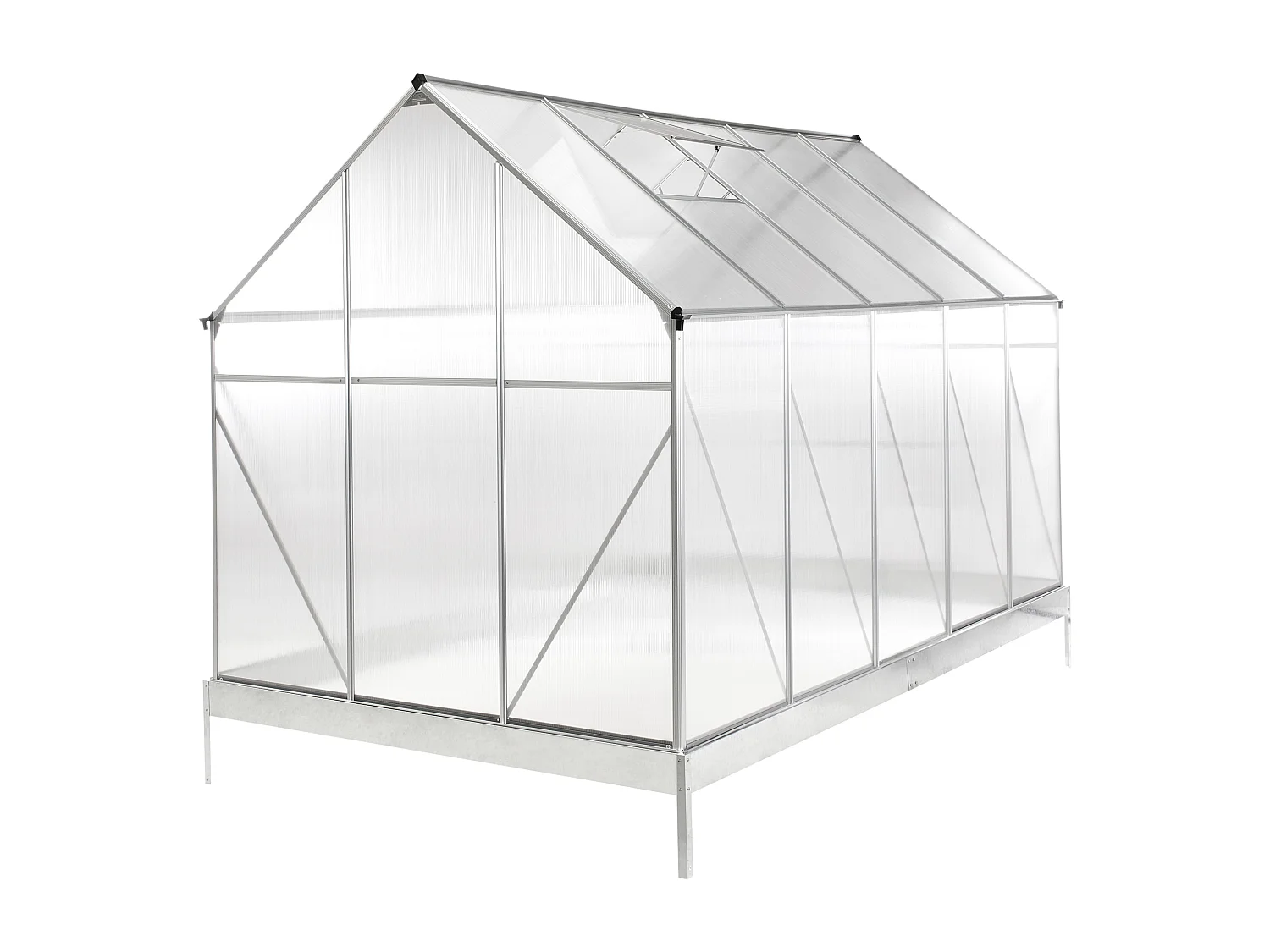 Serre de jardin APULIA Argenté 315 cm