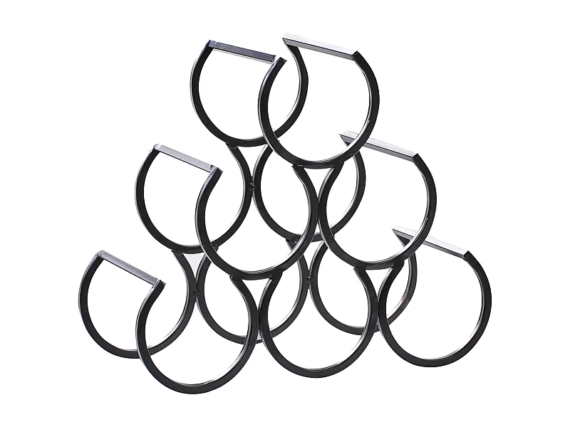 Porte-bouteille LURGAN Métal Noir