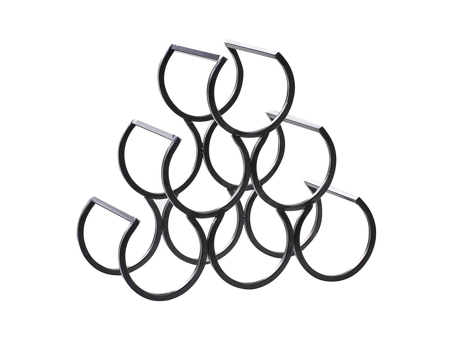 Porte-bouteille LURGAN Métal Noir