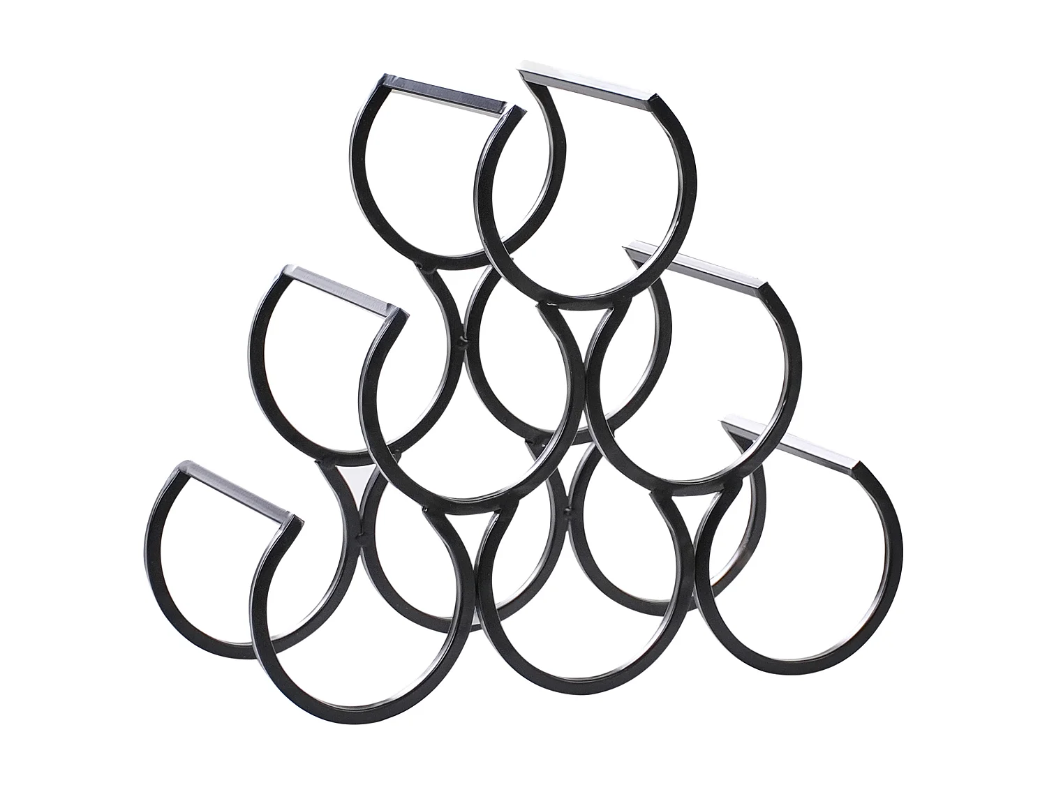 Porte-bouteille LURGAN Métal Noir