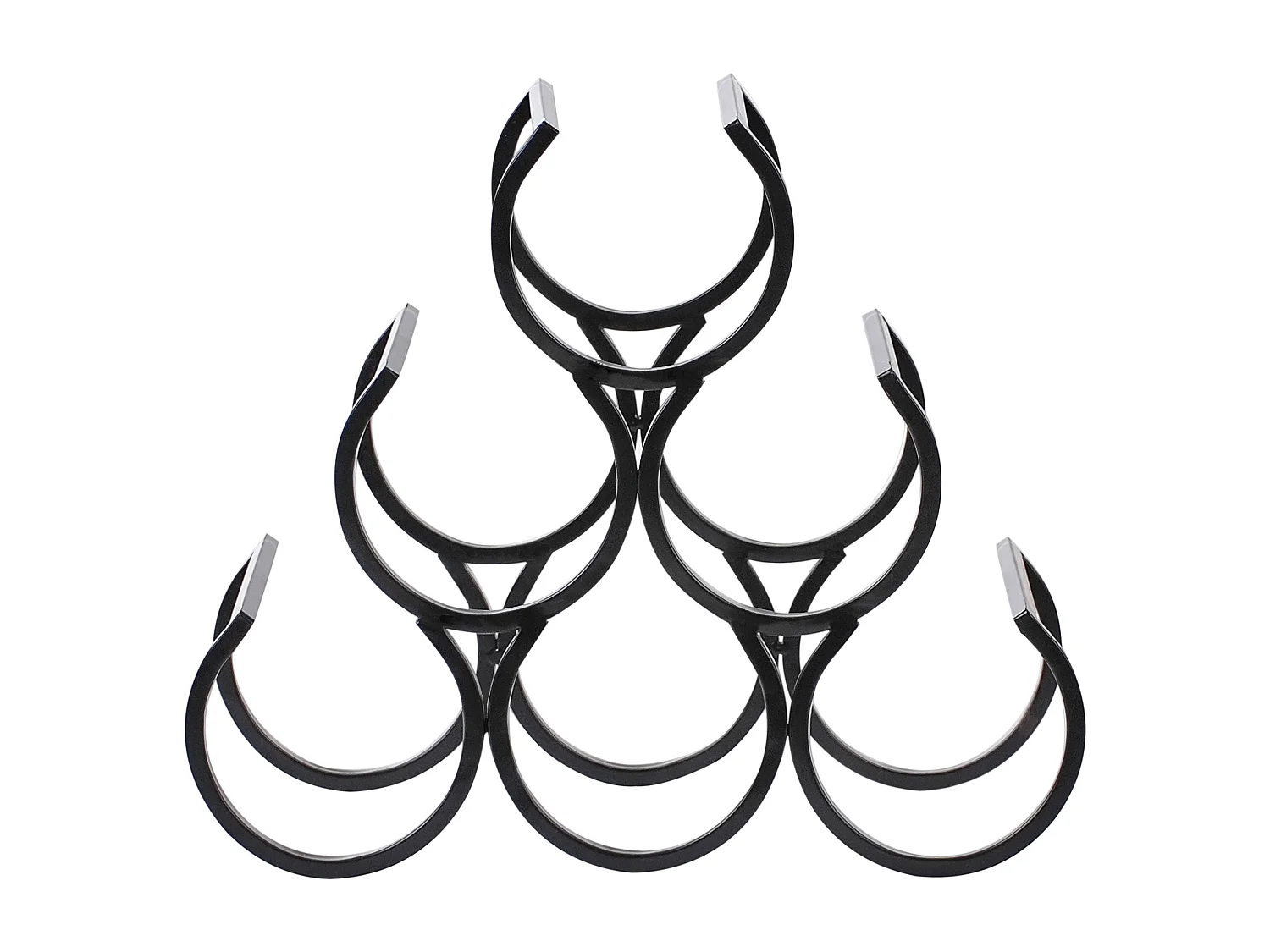 Porte-bouteille LURGAN Métal Noir