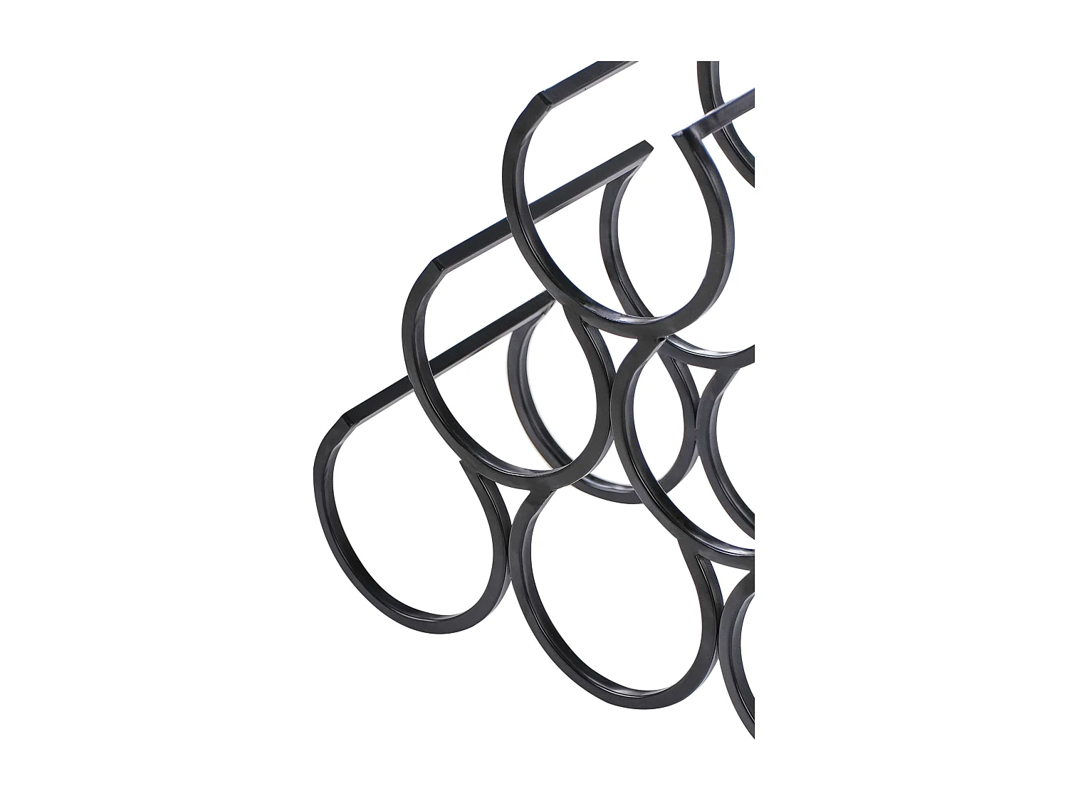 Porte-bouteille LURGAN Métal Noir