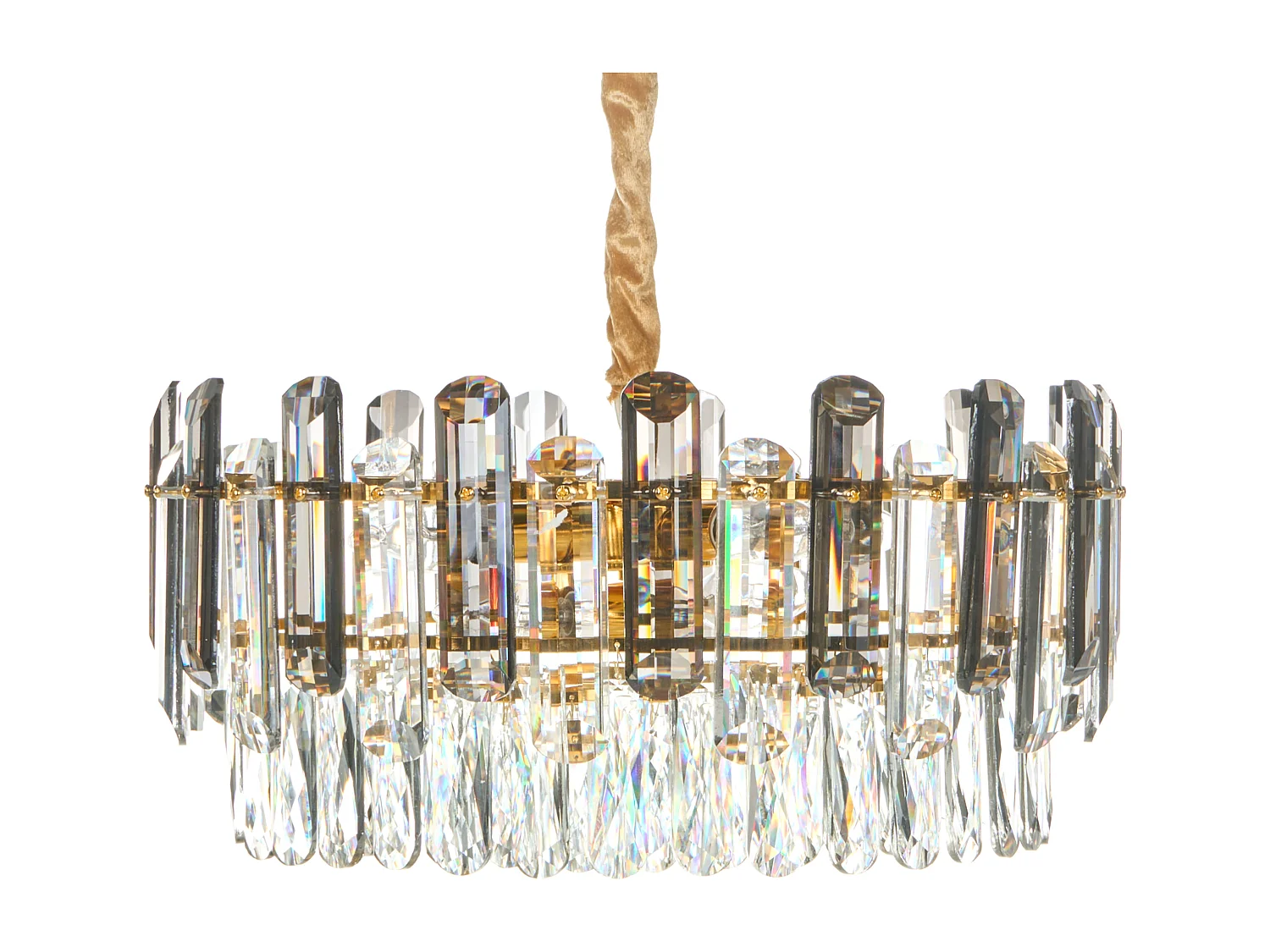 Lustre MANTARO Verre Doré