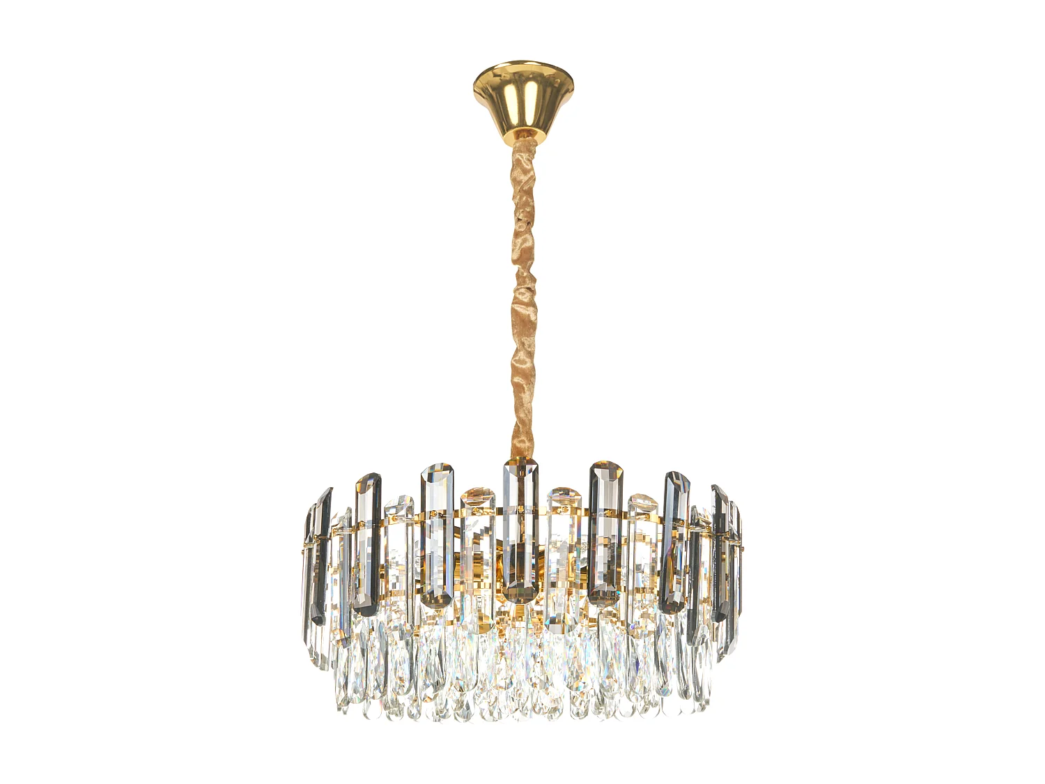 Lustre MANTARO Verre Doré