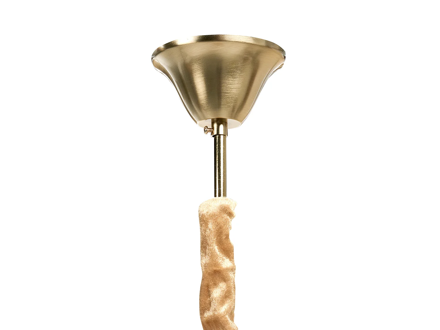 Chandelier MANTARO Glass Gold