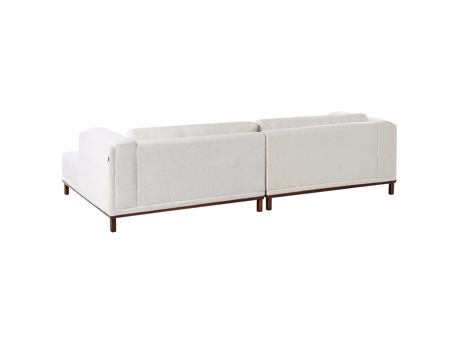 Corner Sofa 4 Seater VENG Boucle Off-White Left Hand