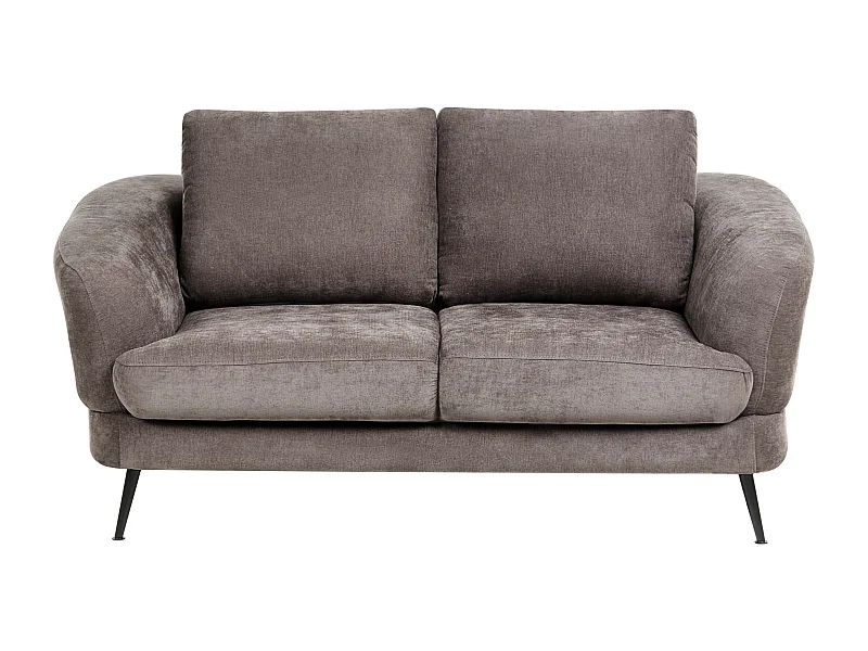 Canapé 2 places KJAER Tissu chenille Taupe