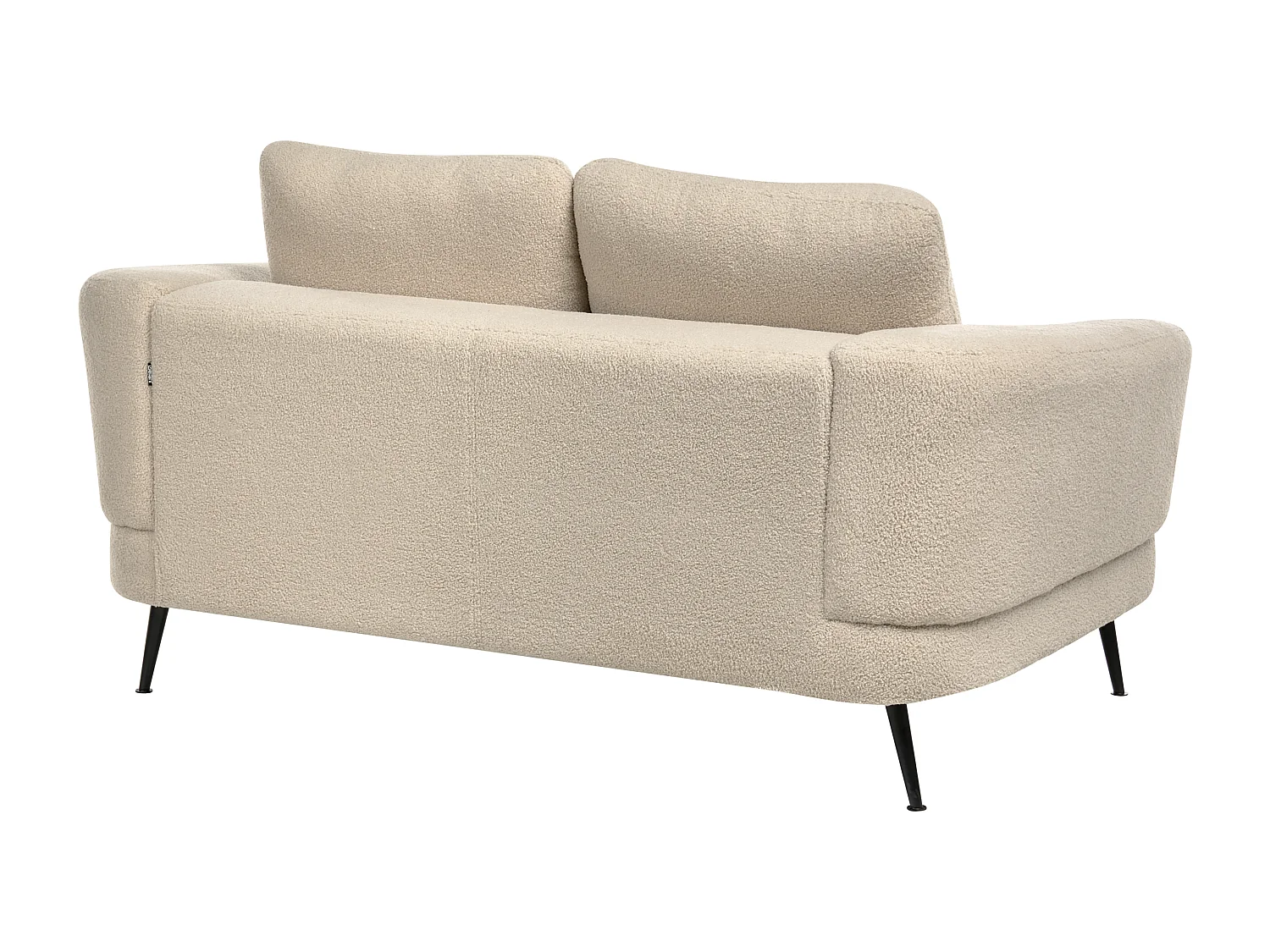 Canapé 2 places KJAER Bouclé Beige clair