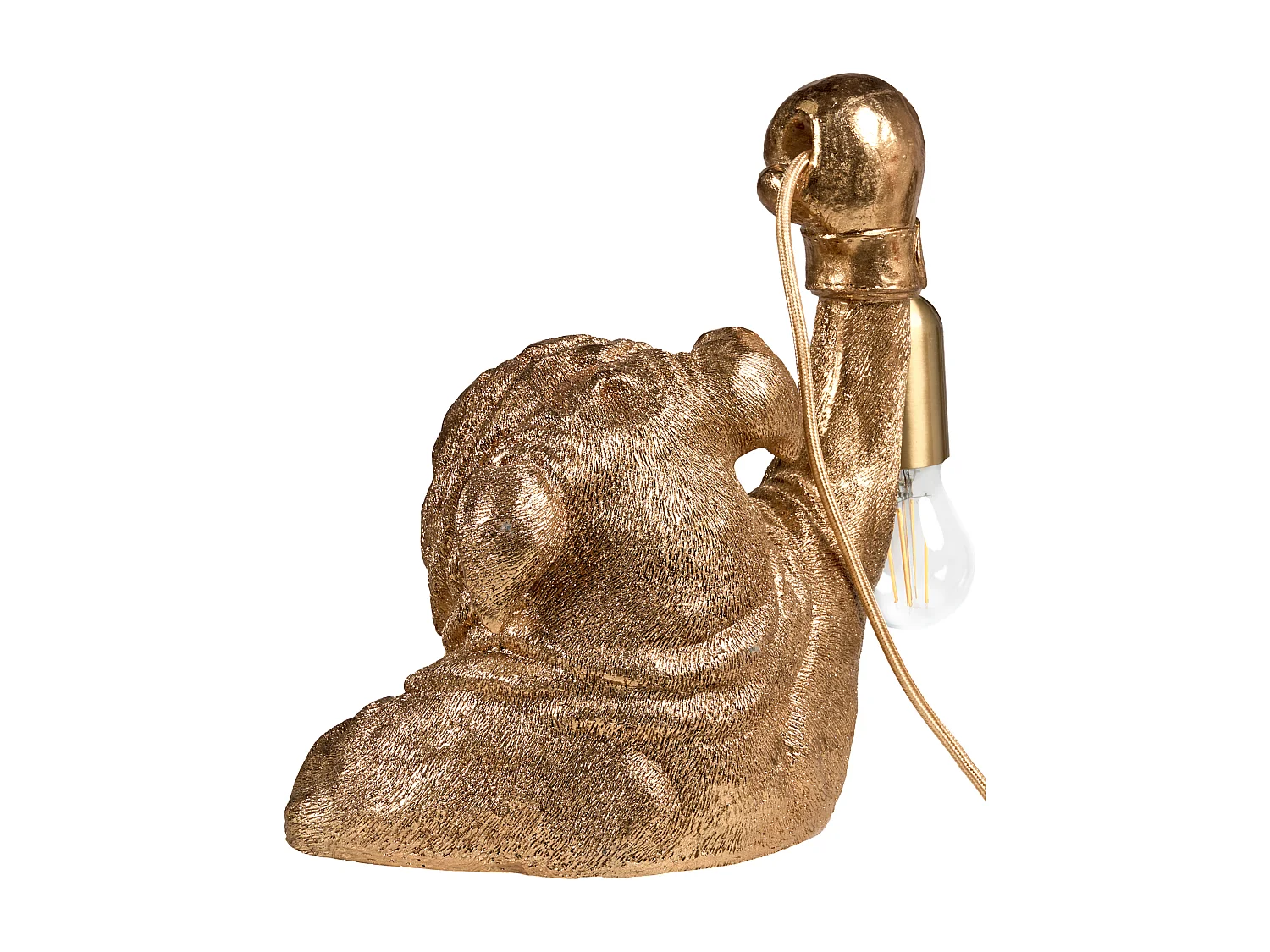 Lampe à poser Chien MIKE Doré