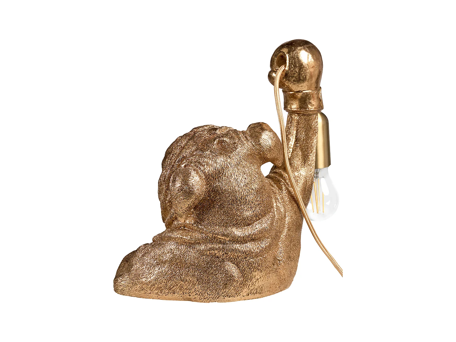 Lampe à poser Chien MIKE Doré