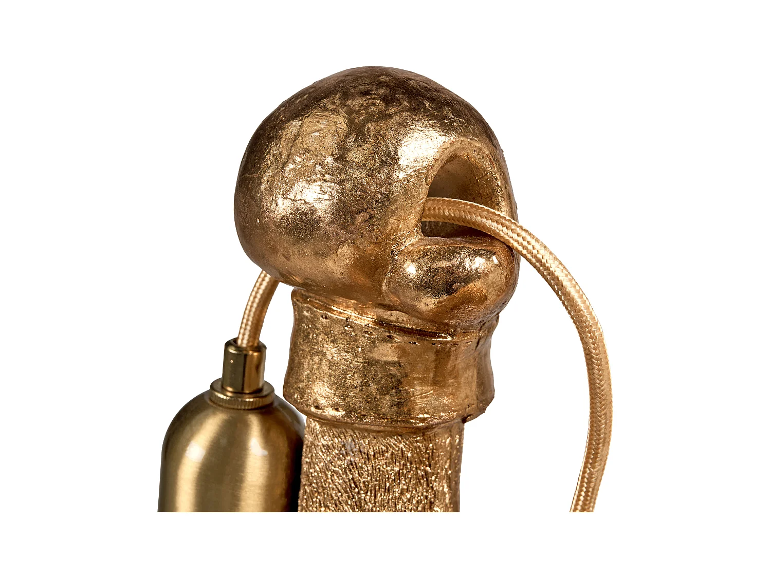 Lampe à poser Chien MIKE Doré