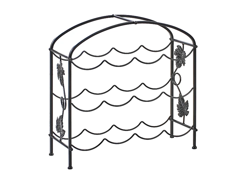 Porte-bouteille BUNDORAN Métal Noir