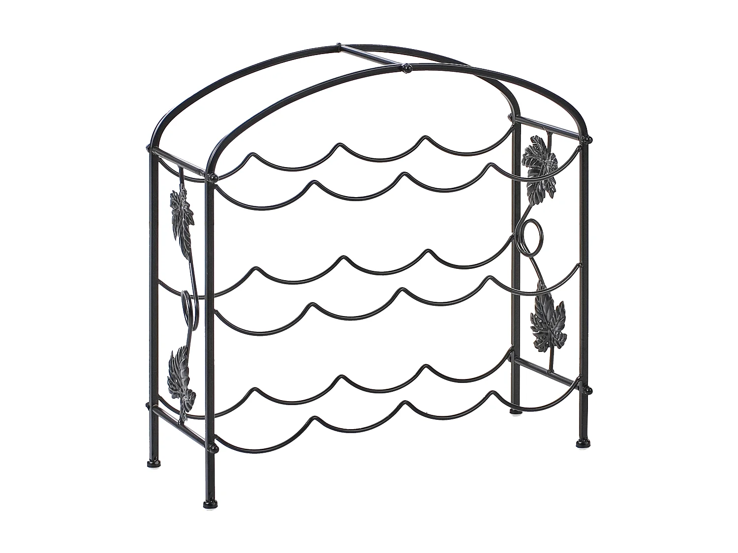 Porte-bouteille BUNDORAN Métal Noir