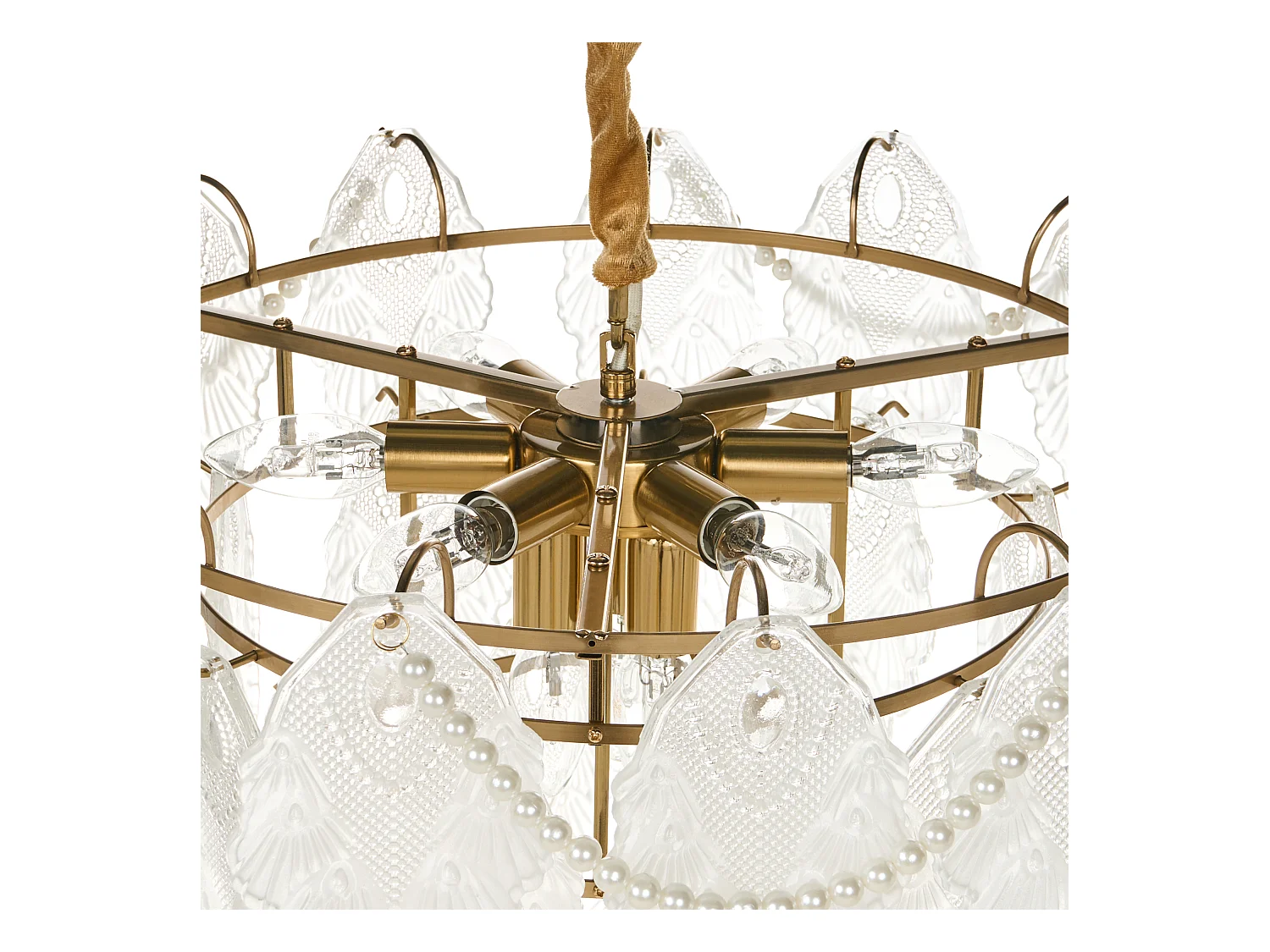 Lustre ACARIGUA Verre Laiton