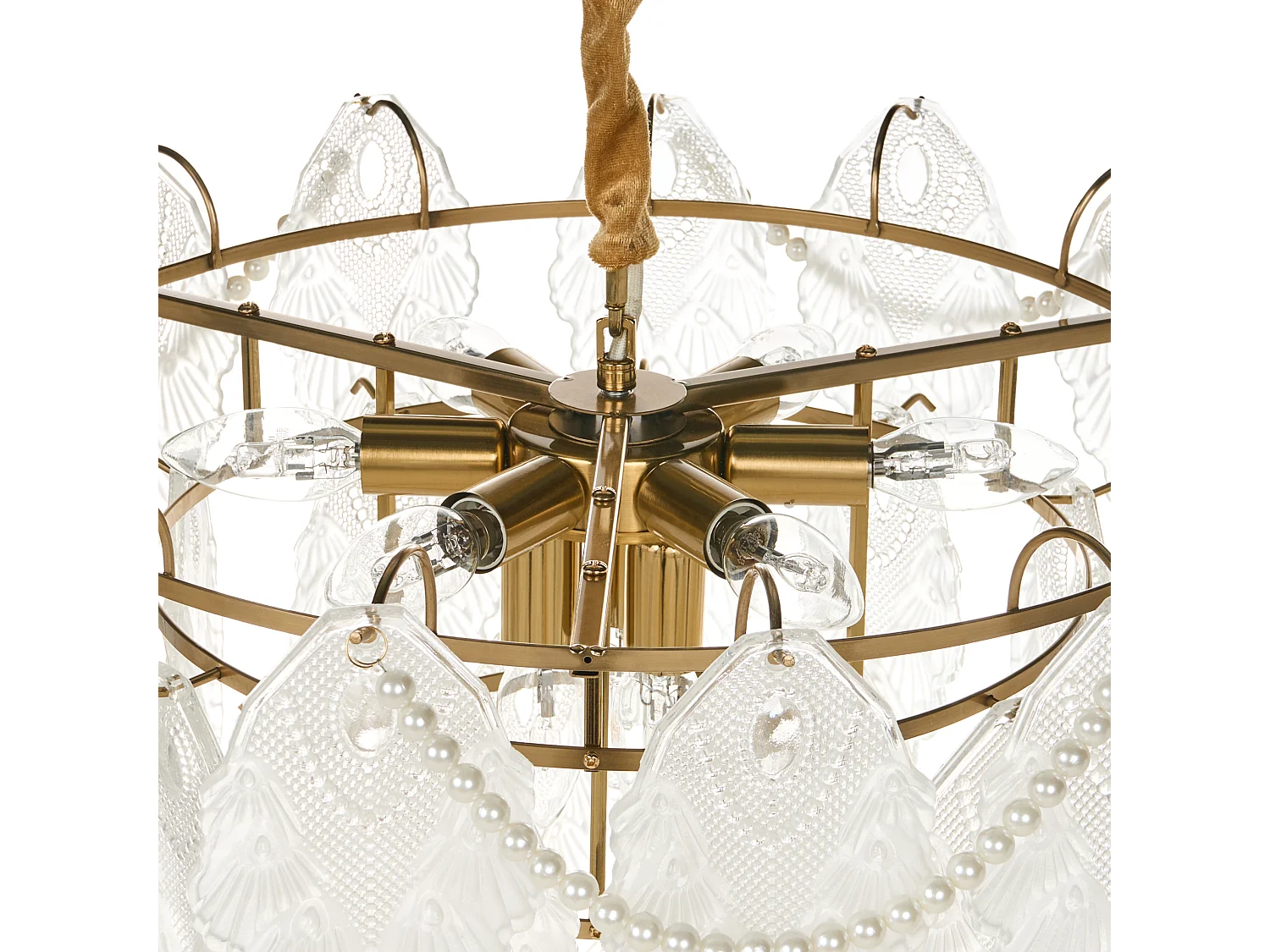Lustre ACARIGUA Verre Laiton
