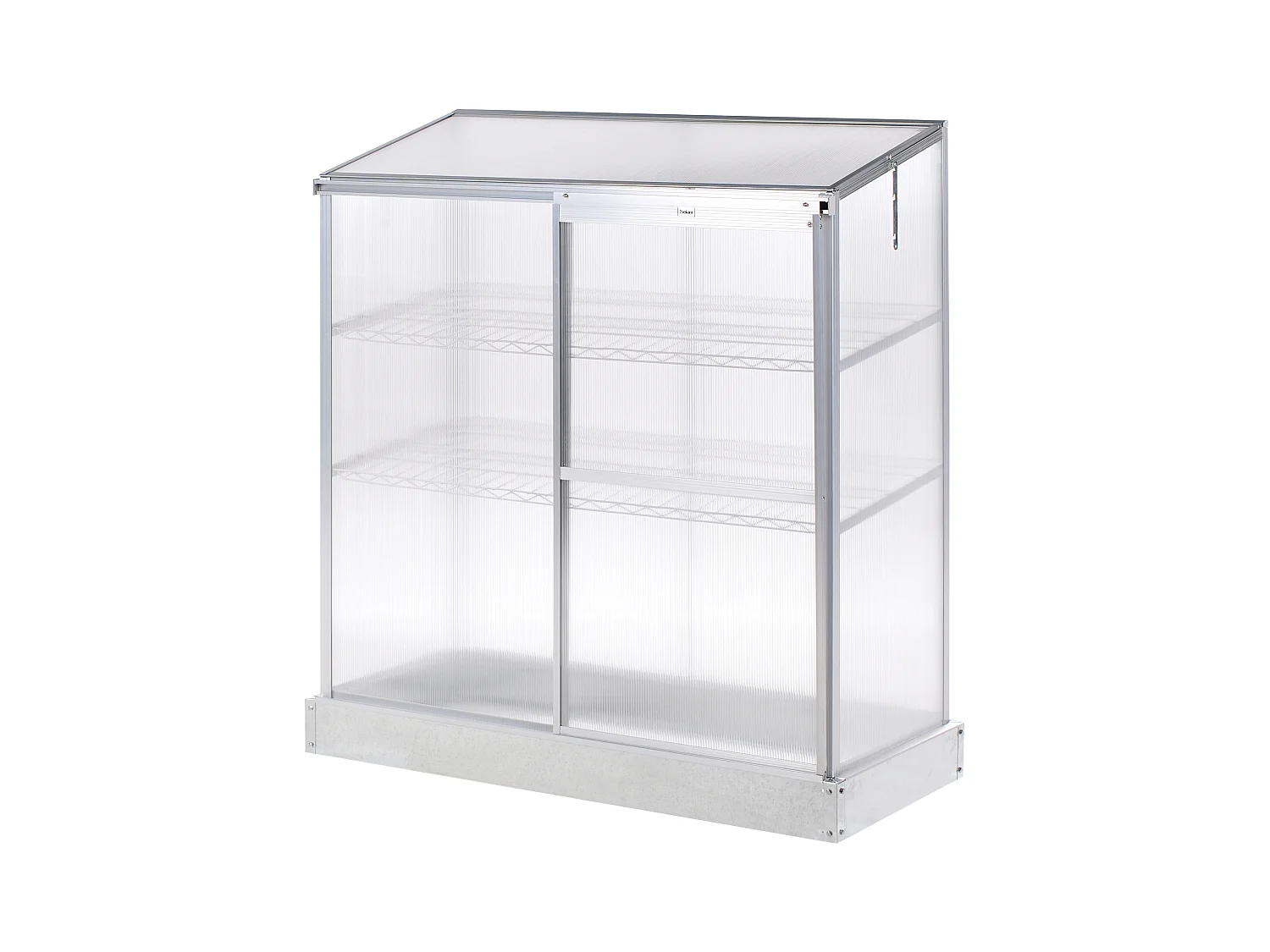 Serre de balcon LECCE Argenté 59 cm