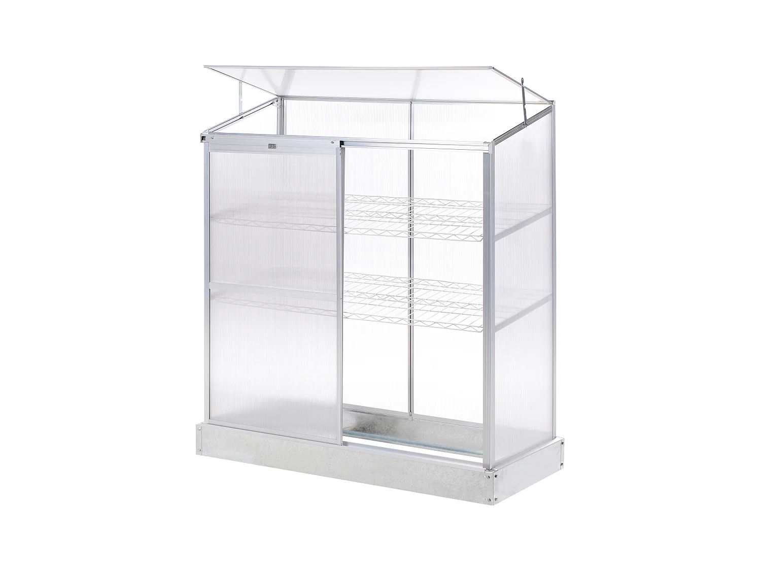 Serre de balcon LECCE Argenté 59 cm