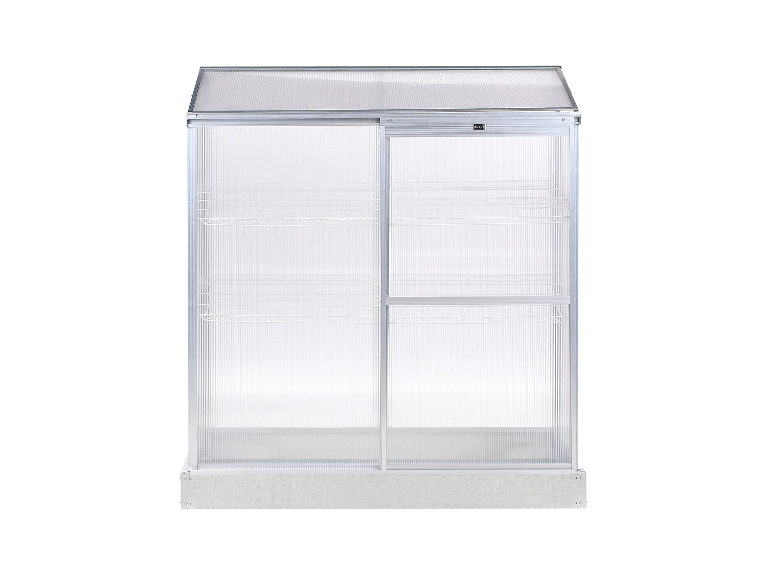 Serre de balcon LECCE Argenté 59 cm