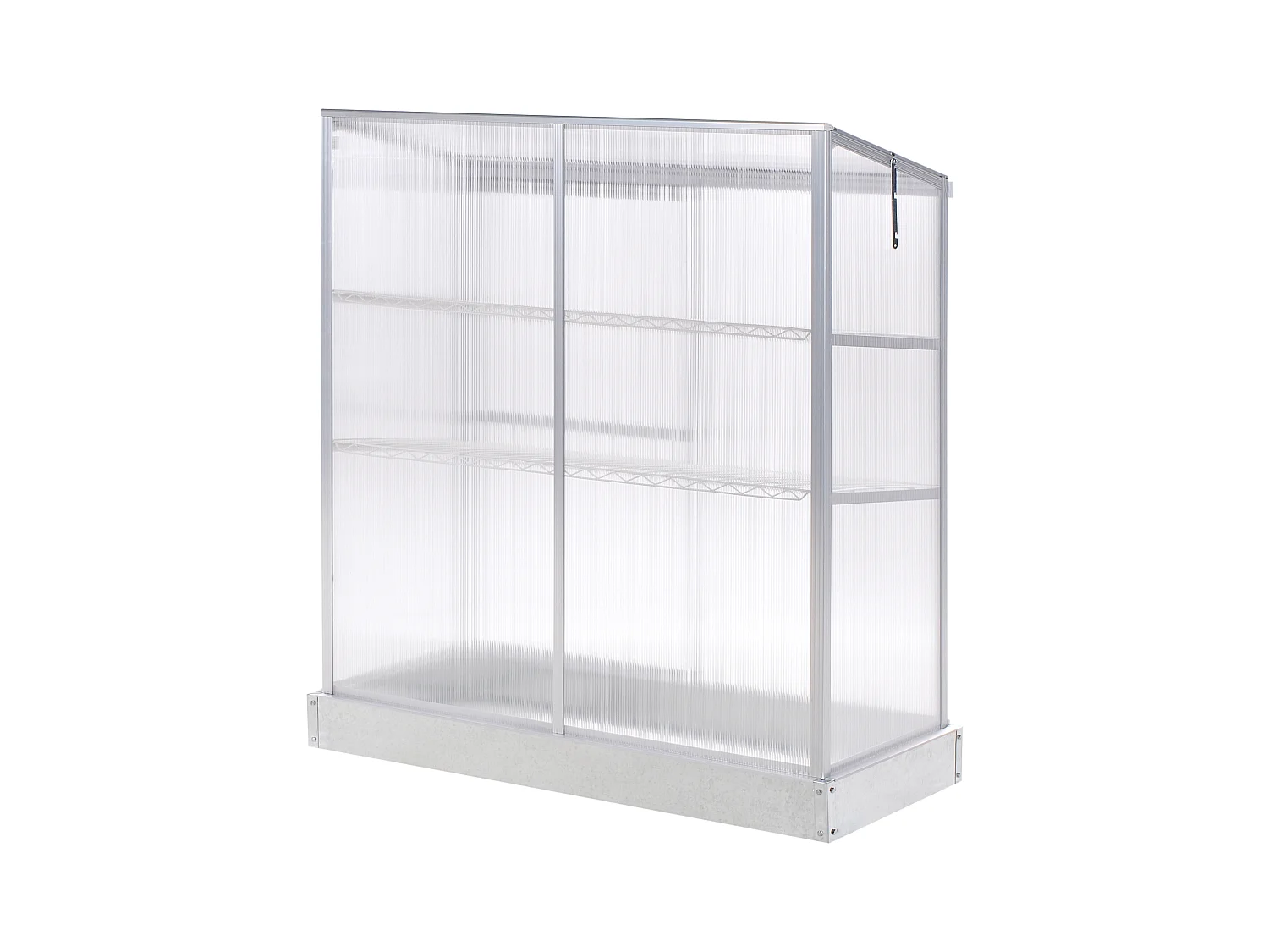 Serre de balcon LECCE Argenté 59 cm