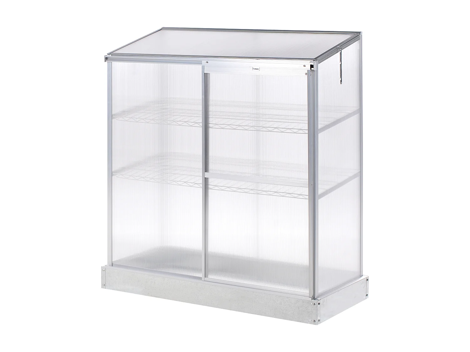 Serre de balcon LECCE Argenté 59 cm