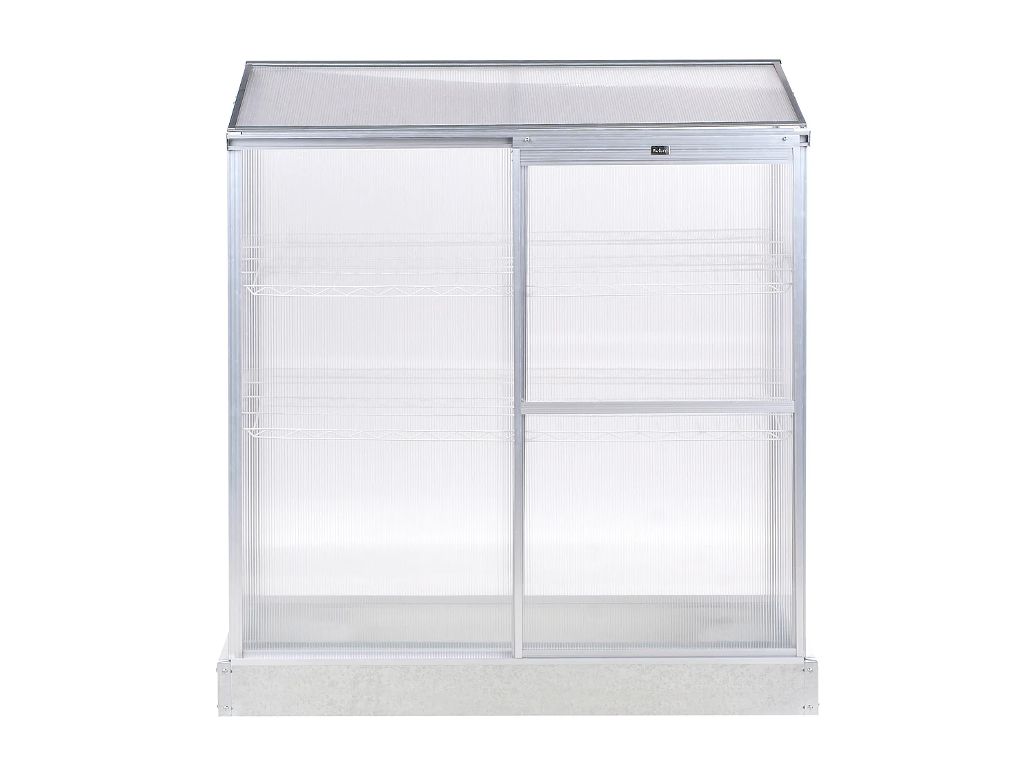 Serre de balcon LECCE Argenté 59 cm