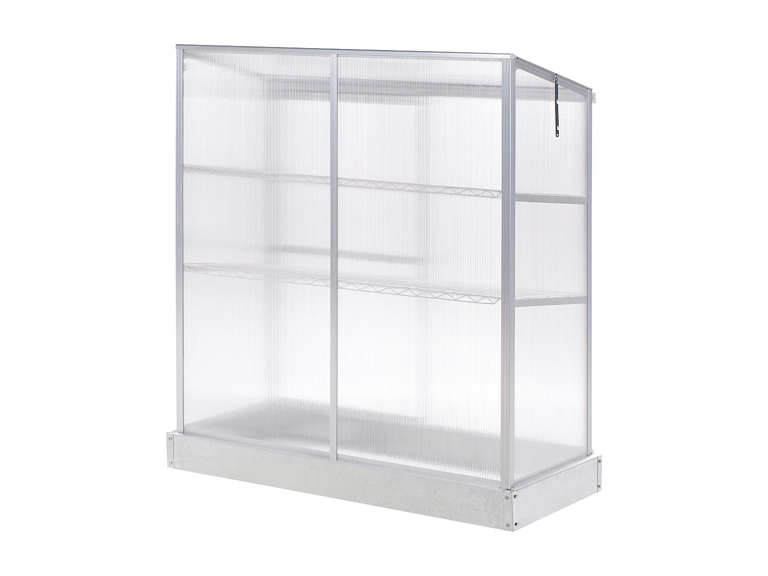 Serre de balcon LECCE Argenté 59 cm