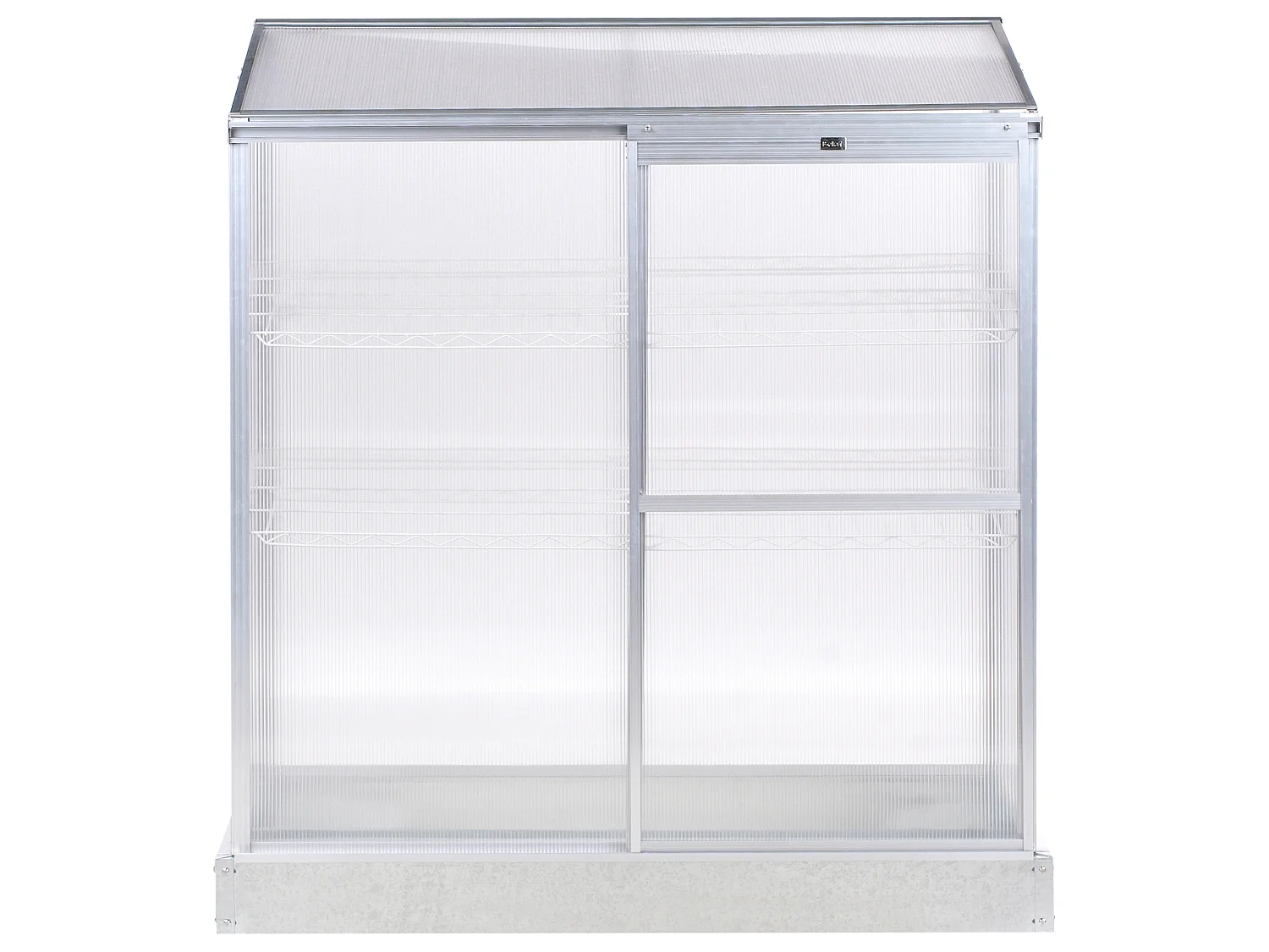 Balcony Greenhouse LECCE Silver 59 cm