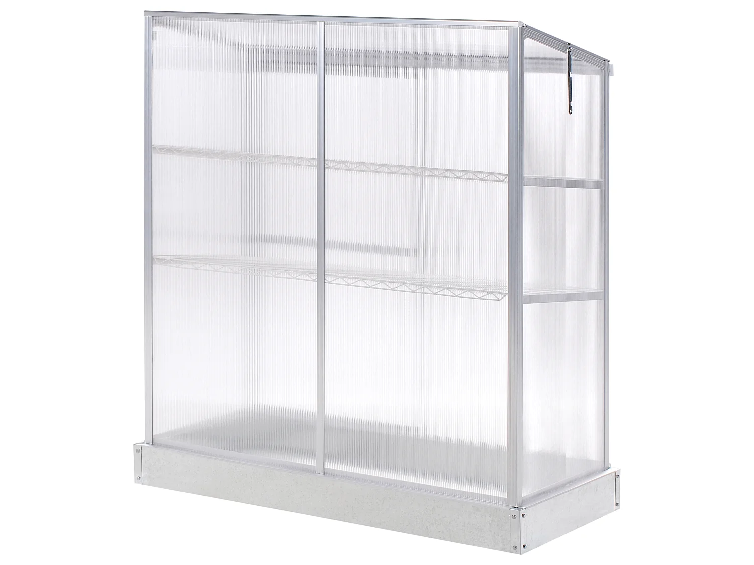 Balcony Greenhouse LECCE Silver 59 cm