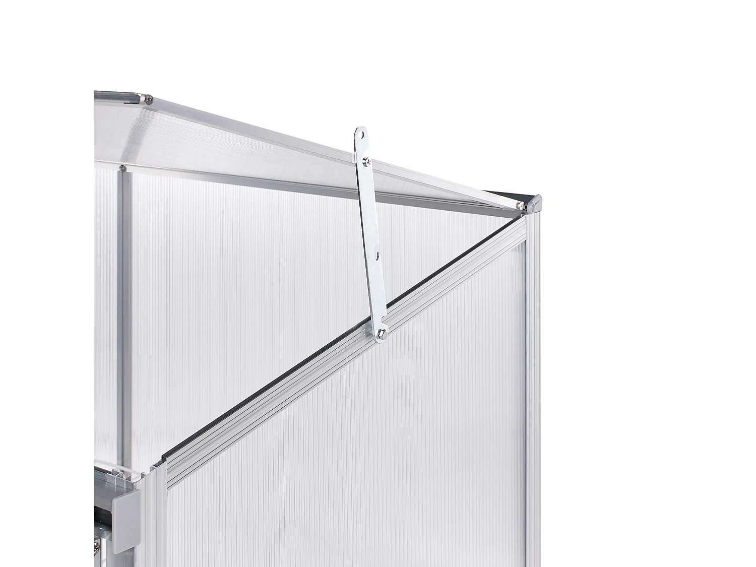 Balcony Greenhouse LECCE Silver 59 cm