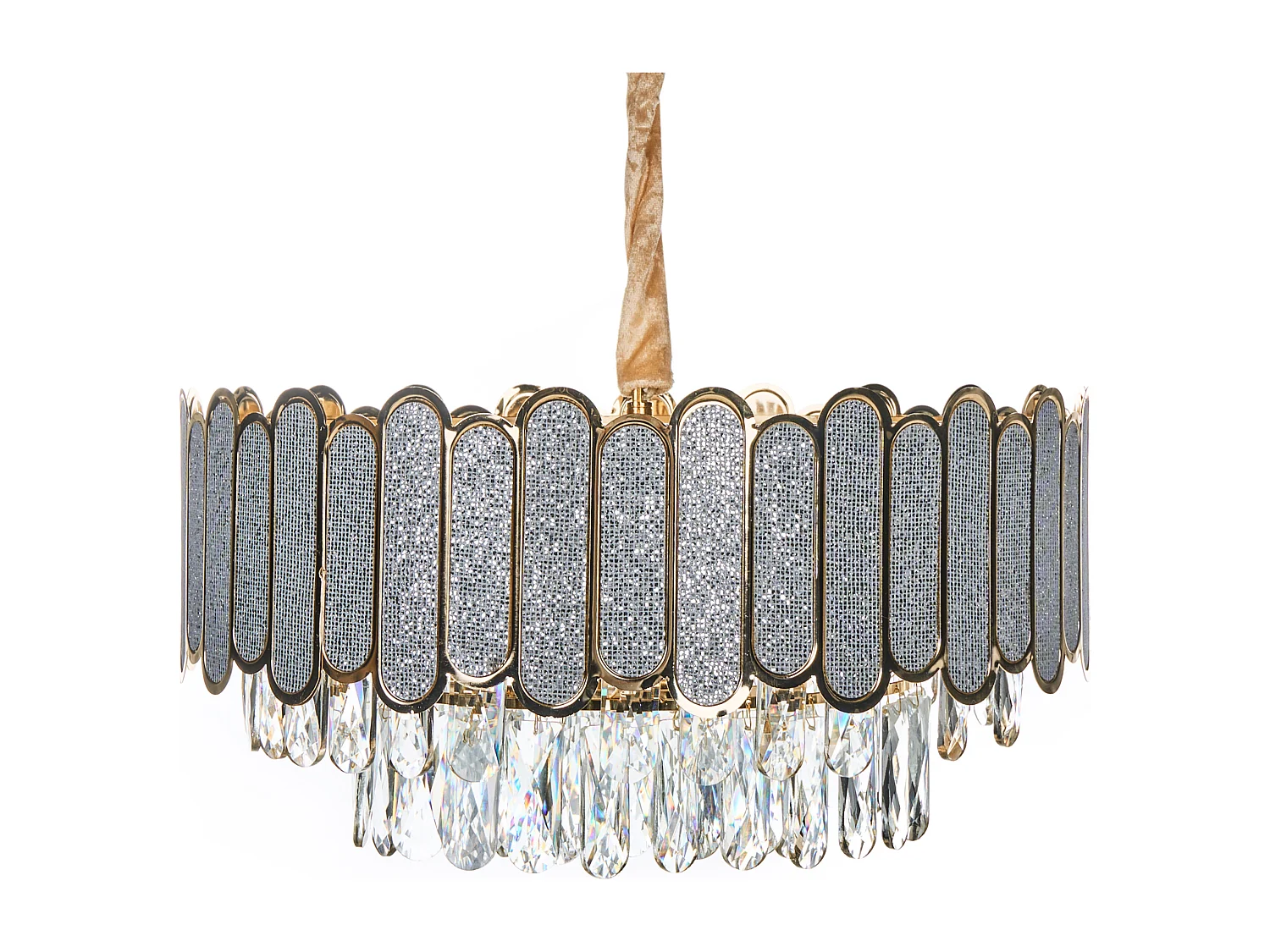 Lustre AGUARICO Verre Laiton