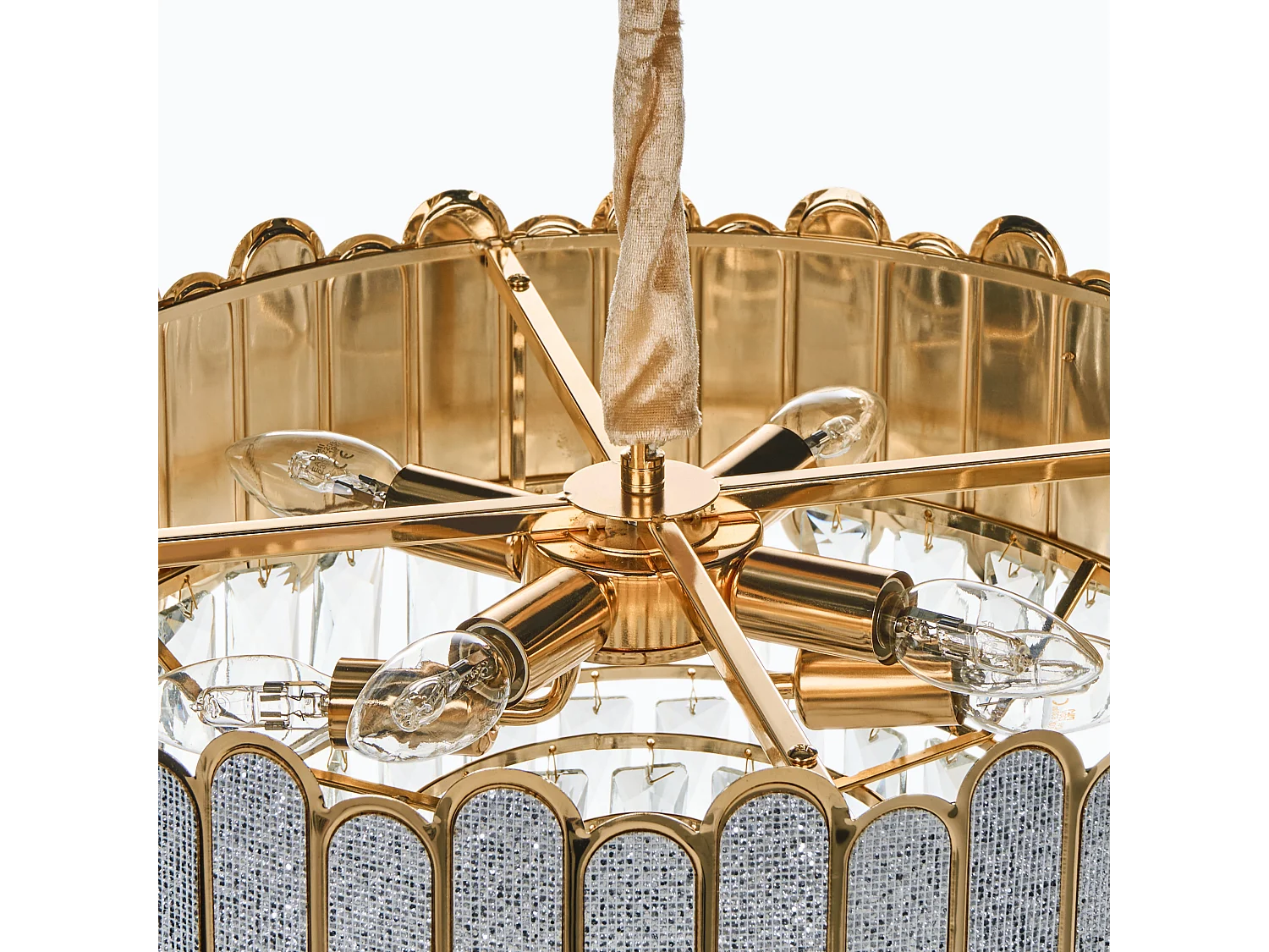 Lustre AGUARICO Verre Laiton