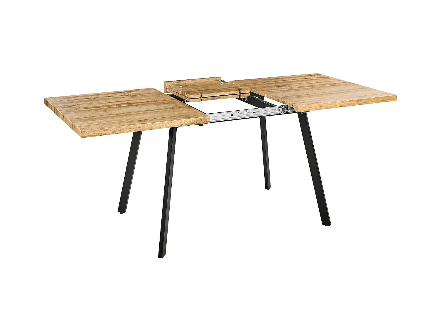 Table de salle à manger extensible HARLOW Marron 140/180 cm 90 cm