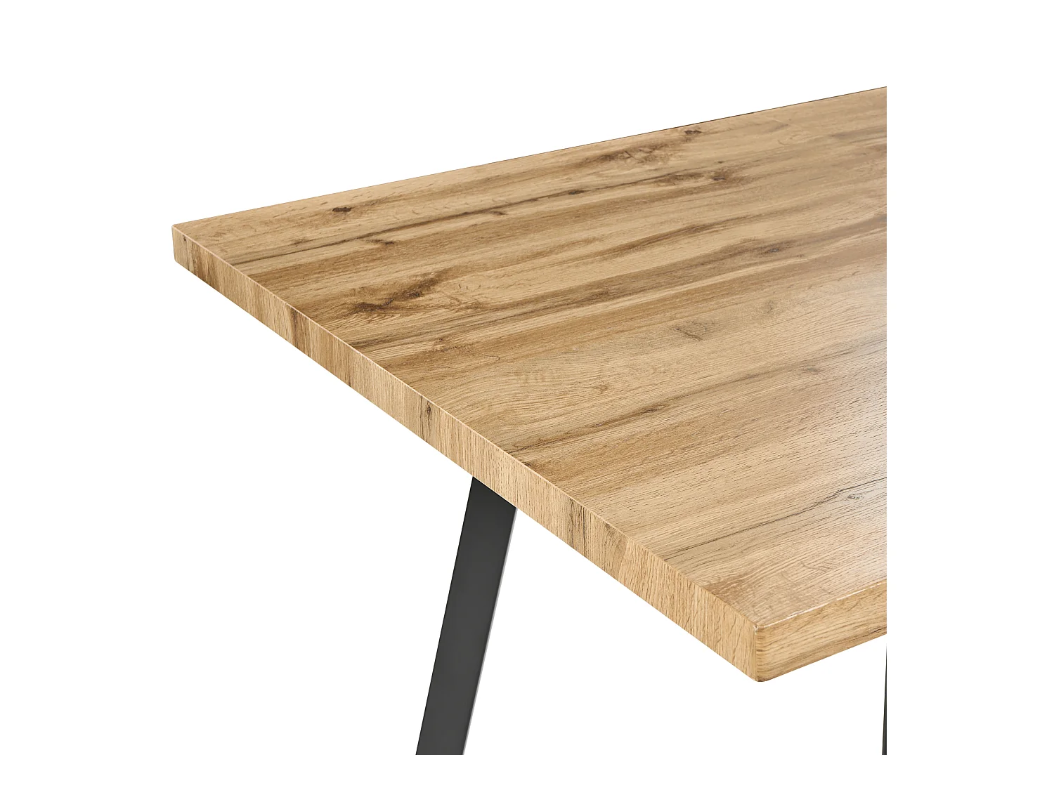 Table de salle à manger extensible HARLOW Marron 140/180 cm 90 cm